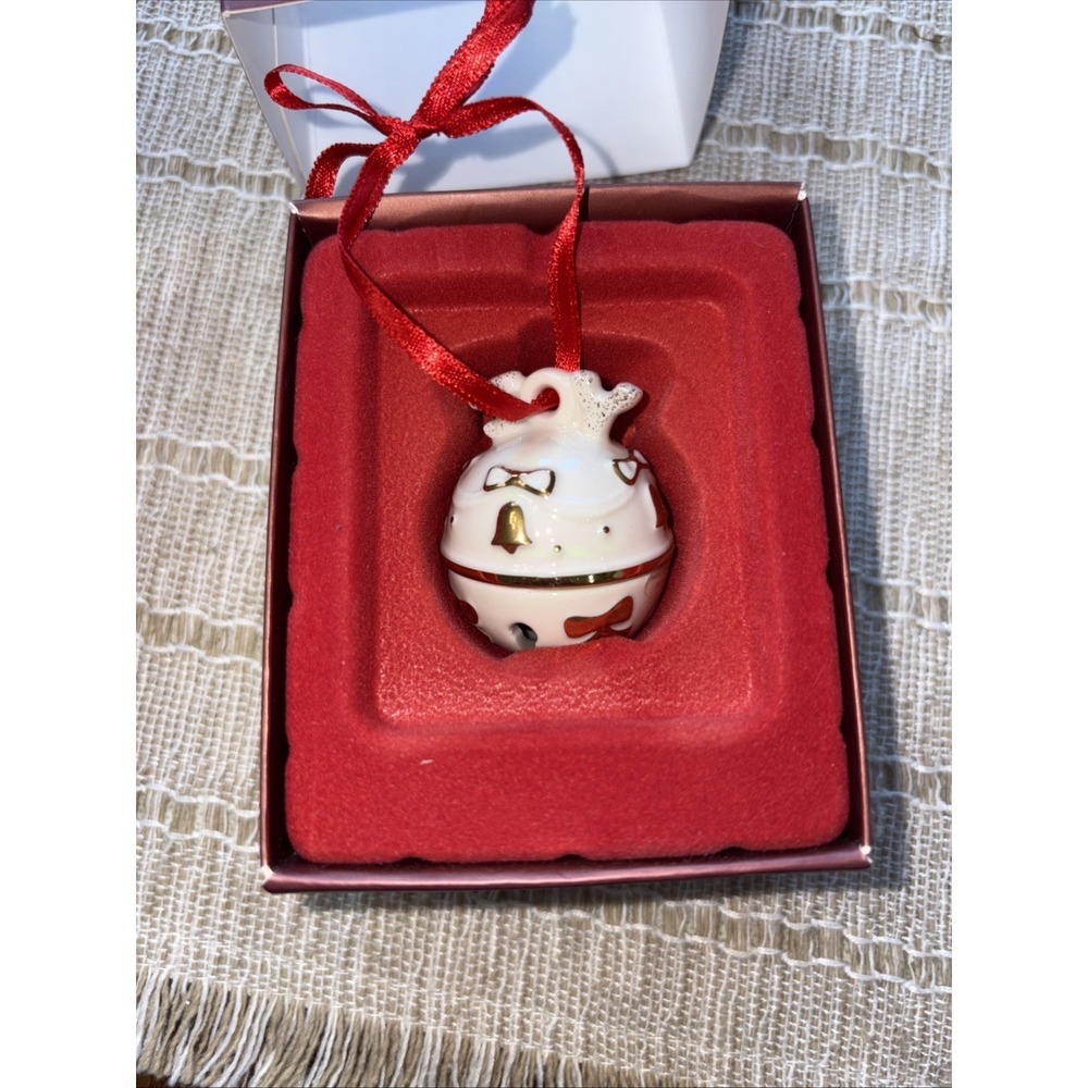 Set Of 3 Lenox Just Jingles Miniature Ornaments VTG - Picture 4 of 9